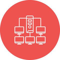 Workstation Line Icon