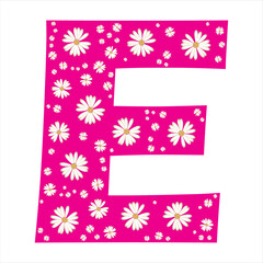 e letter logo , abstract e letter , abstract  pattern
,beautiful flowers letters e.