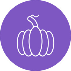 Pumpkin Line Icon