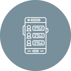 Fototapeta premium Customer Reviews Line Icon