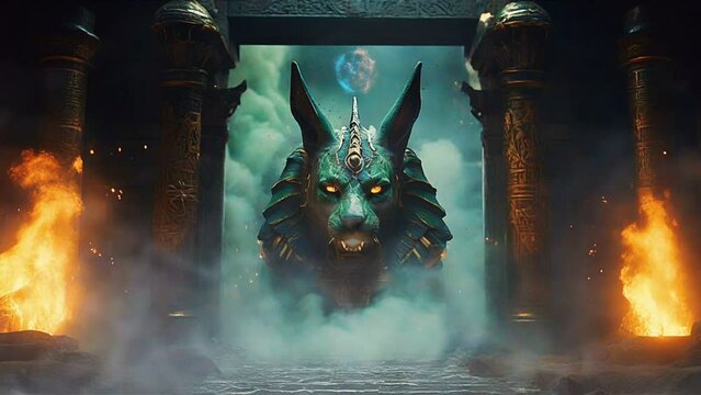 Egyptian tomb guarded by cursed statue of Anubis mysterious loop