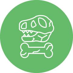 Bone Line Icon
