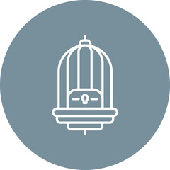 Cage Line Icon