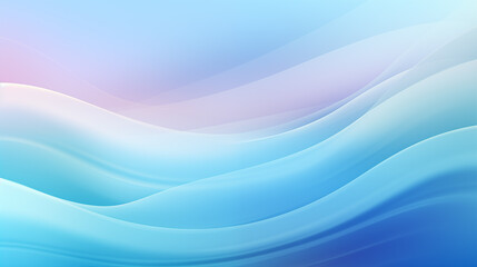 Fototapeta premium Ethereal Oceanic Light :blue wave background 
