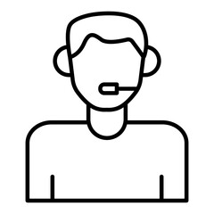 Customer Service Icon Line icon