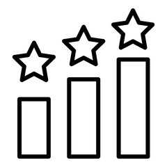 Ranking Line icon