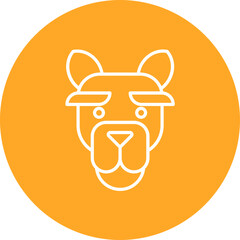 Camel Line Icon