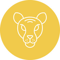 Panthera Line Icon