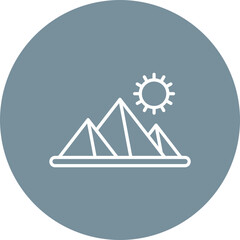 Pyramids Line Icon