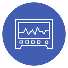 Seismograph Line Icon