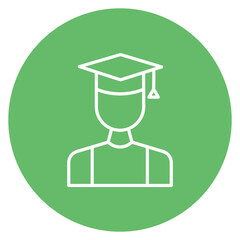 Student Line Icon