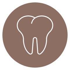 Teeth Line Icon