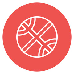 Basketball Line Icon