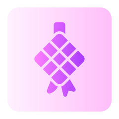 ketupat gradient icon
