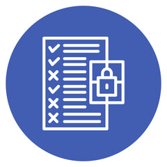 Security Testing Line Icon