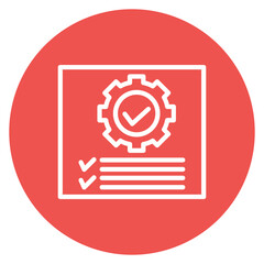 Functional Testing Line Icon