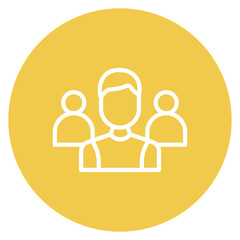 Leadership Line Icon