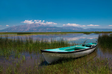 Civril - Denizli - Turkey, June 15, 2023, Civril Isikli Lake in Denizli.