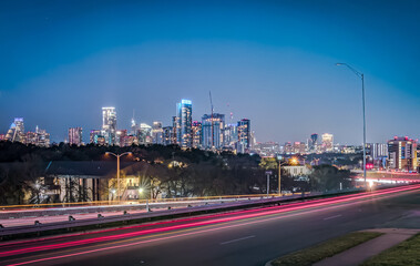 Fototapeta na wymiar view of the city Austin,TX, E.E.U.U