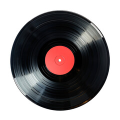 Vinyl record isolated on white
