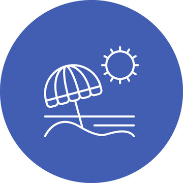 recommend clip art: Beach Line Icon