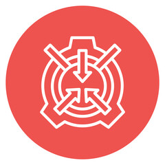 Obraz premium Containment Protocol Line Icon