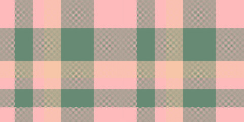 Fototapeta premium Decorating fabric vector textile, manufacturing plaid seamless check. Grand background pattern texture tartan in light and pastel colors.