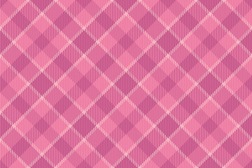 Tartan pattern fabric of seamless texture vector with a check textile background plaid.