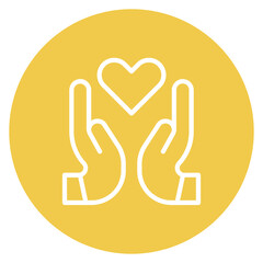 Compassion Line Icon
