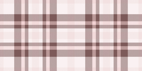 Multicolor plaid fabric tartan, customized textile check pattern. Designer vector background texture seamless in sea shell and pastel colors.