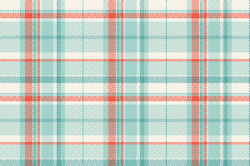 Vector pattern fabric of background check plaid with a texture seamless tartan textile.