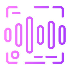 voice assistant gradient icon