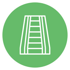 Escalator Line Icon