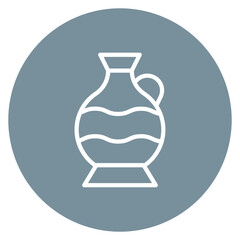 Pottery Ceramics icon vector image. Can be used for Art and Craft Supplies.