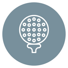 Golf Ball icon vector image. Can be used for Golf.