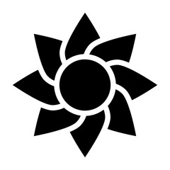 flower glyph 