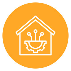 Automation Engineering icon vector image. Can be used for Cyberpunk.