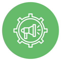 Marketing Automation icon vector image. Can be used for Cyberpunk.
