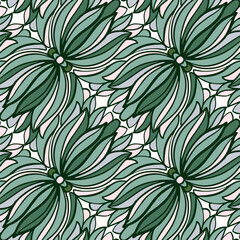 Seamless pattern with a simple abstract drawing. Vector illustration.