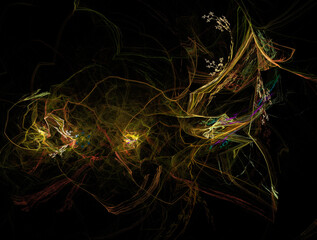 Imaginatory fractal abstract background Image