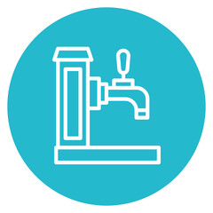 Beer Tap icon vector image. Can be used for Bar.