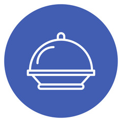 Food Tray icon vector image. Can be used for Bar.