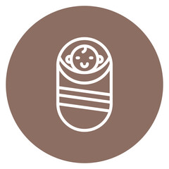 Infant icon vector image. Can be used for Maternity.