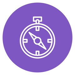 Compass icon vector image. Can be used for Geography.