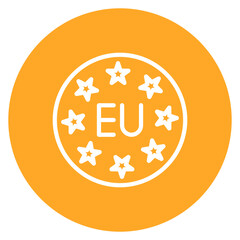 Europe icon vector image. Can be used for Geography.