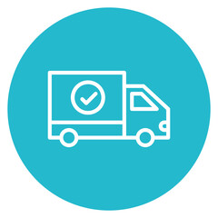 Delivery Truck icon vector image. Can be used for Laundry.