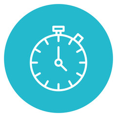 Timer icon vector image. Can be used for Laundry.
