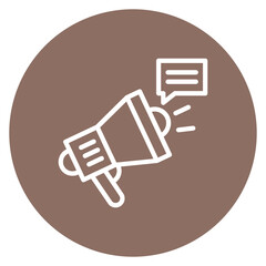 Freedom Of Speech icon vector image. Can be used for Human Rights.