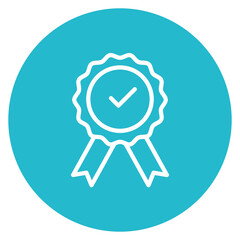 Ribbon icon vector image. Can be used for Human Rights.