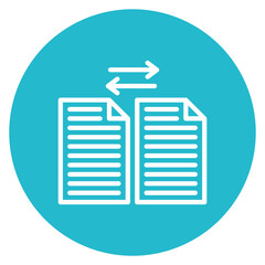 File Exchange icon vector image. Can be used for Product Management.